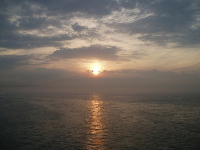 19 Sunset over English Channel