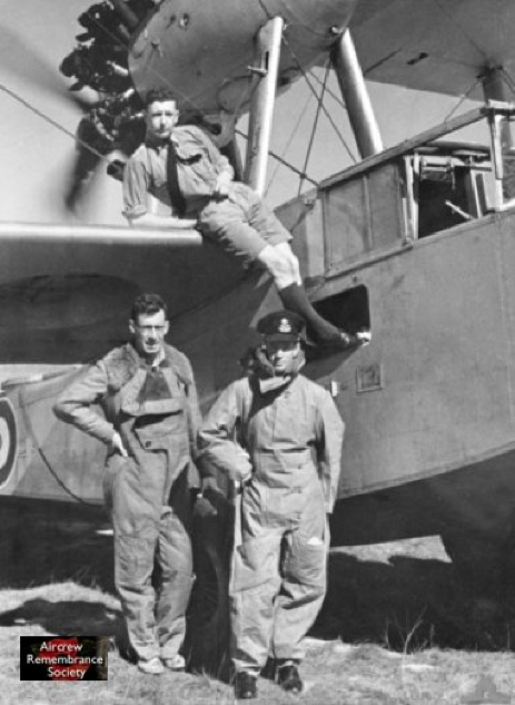 raaf-base-richmond002c-nsw.-c.-1938.-group-portrait-showing-flying-officer-john-napier-bell-0028wearing-cap0029-with-his-crew-members-of-a-supermarine-seagull-v-0028walrus0029-of-no.-5-0028fleet-cooperation0029-squadron-raaf